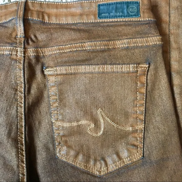 AG Adriano Goldschmied Bronze Extreme Skinny Jeans - Picture 7 of 8